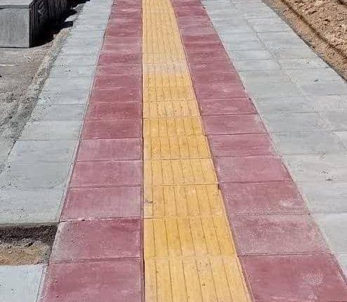 موزائیک حیاطی در ابعاد مختلف